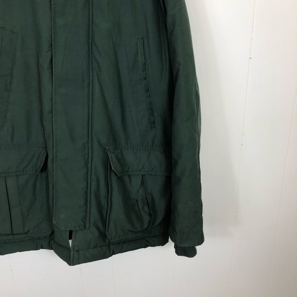 Gap Cold Control Max Modern Green Parka Jacket Sz M - Picture 6 of 13